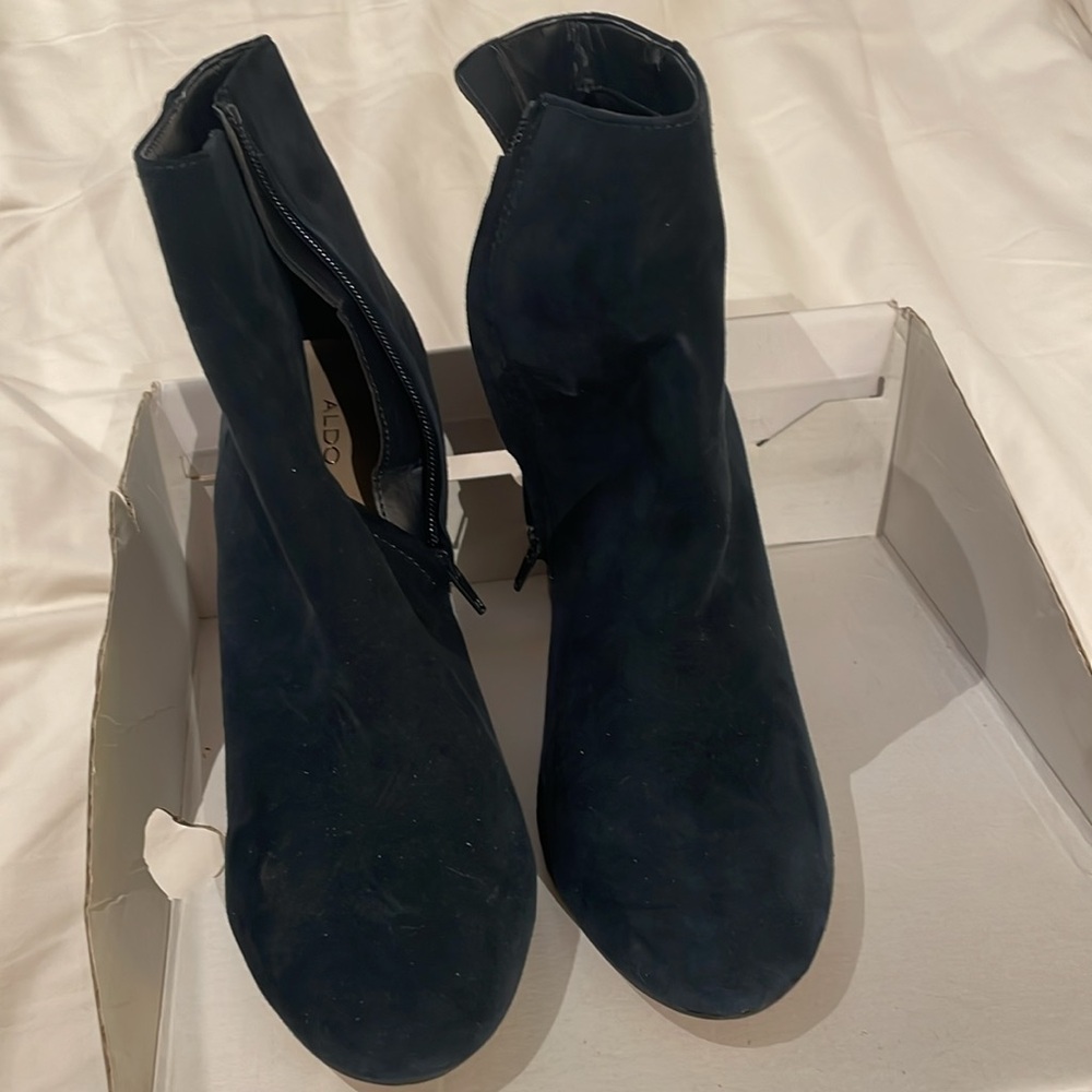 Suede Aldo booties